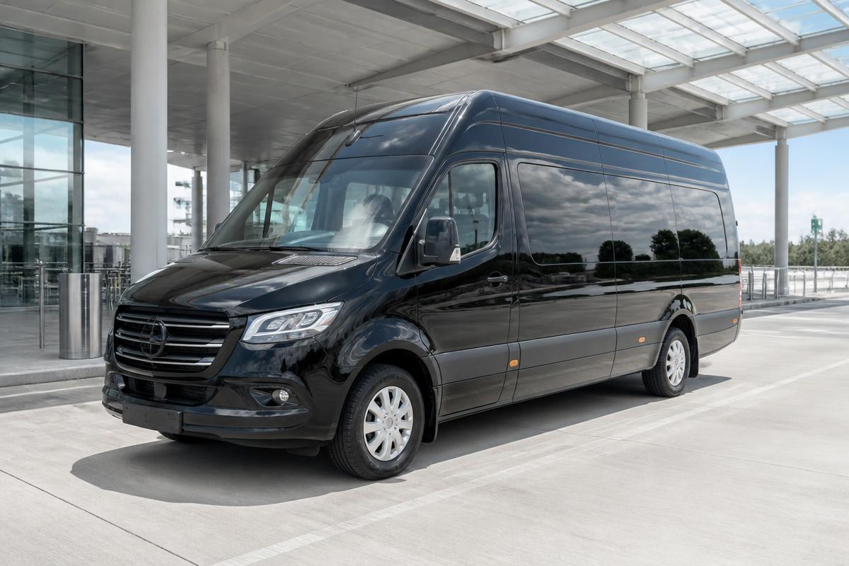 Mercedes-Benz Sprinter vehicle available through Saramo Global Resources